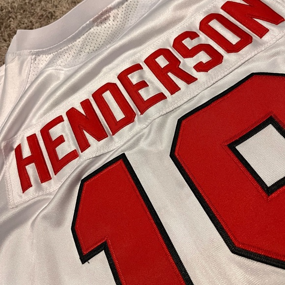 Custom Taurean Henderson Texas Tech White Football Jersey - Large - Picture 7 of 9
